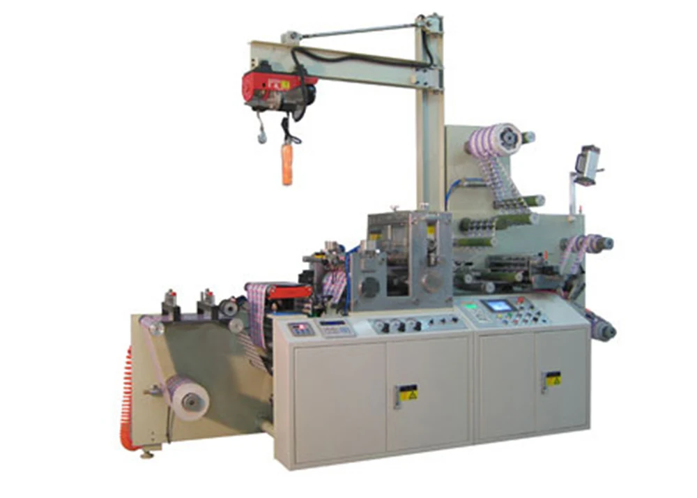 Máquina troqueladora adhesiva completamente automática