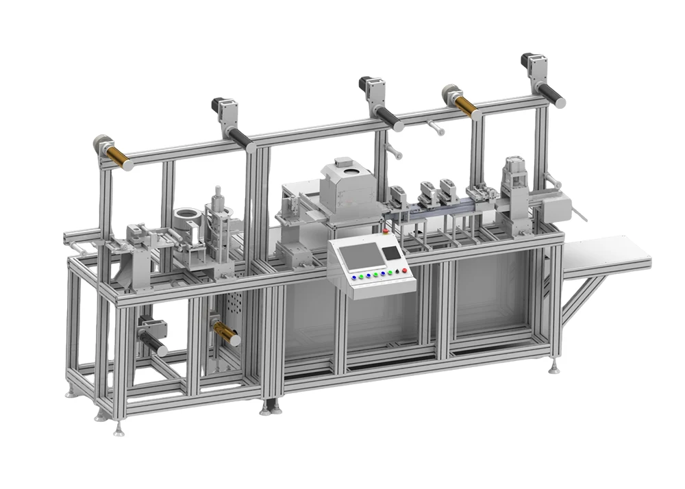 Máquina semiautomática de producción de almohadillas de electrodos a presión