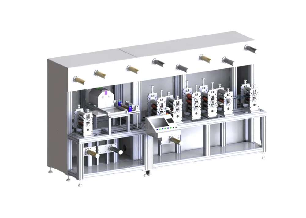 Máquina de producción de almohadillas de conexión a tierra electroquirúrgicas verticales